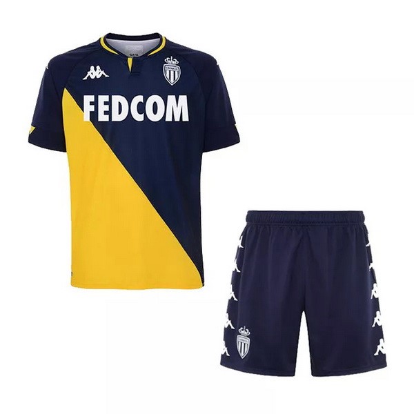 Camiseta AS Monaco 2ª Niños 2020-2021 Amarillo